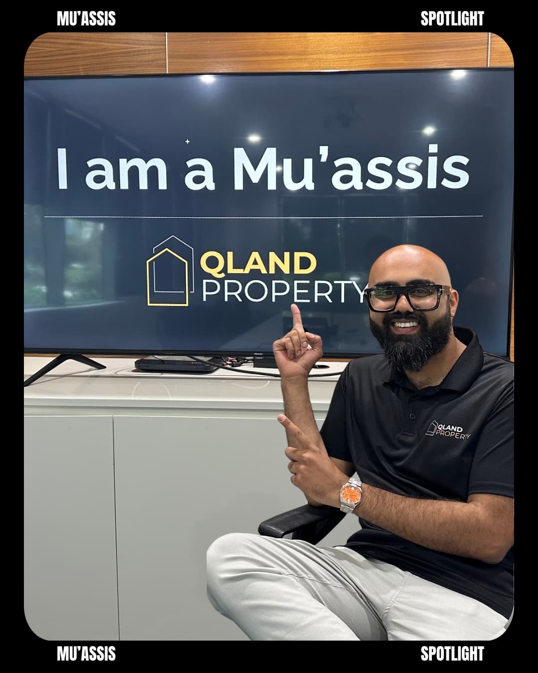 Br. Nabil at QLand Property